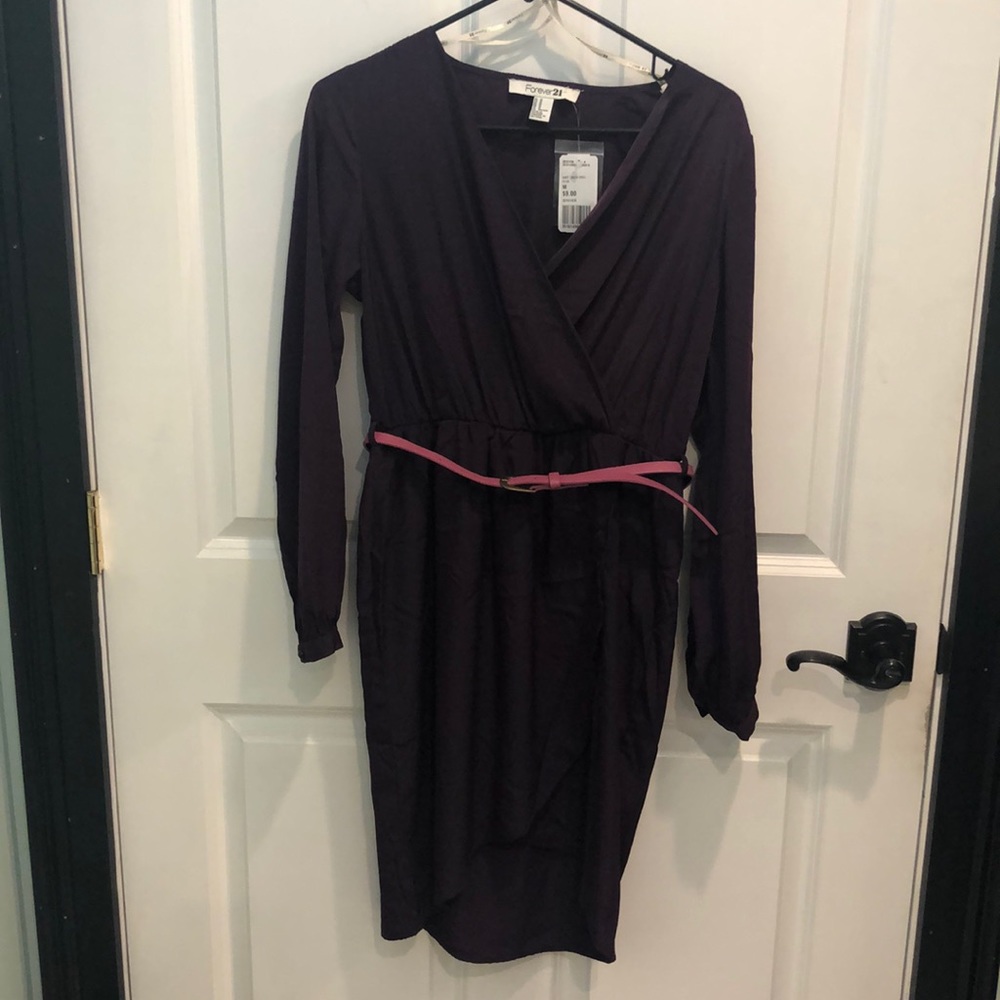 Forever 21 faux wrap dress